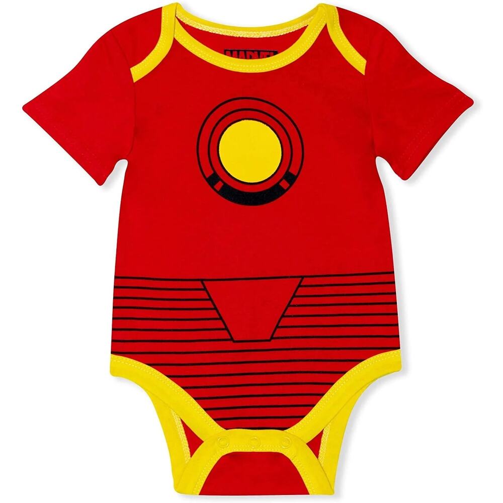Iron Man Marvel Baby Romper Bodysuit One Piece Costume 3 months Red Tony Stark
